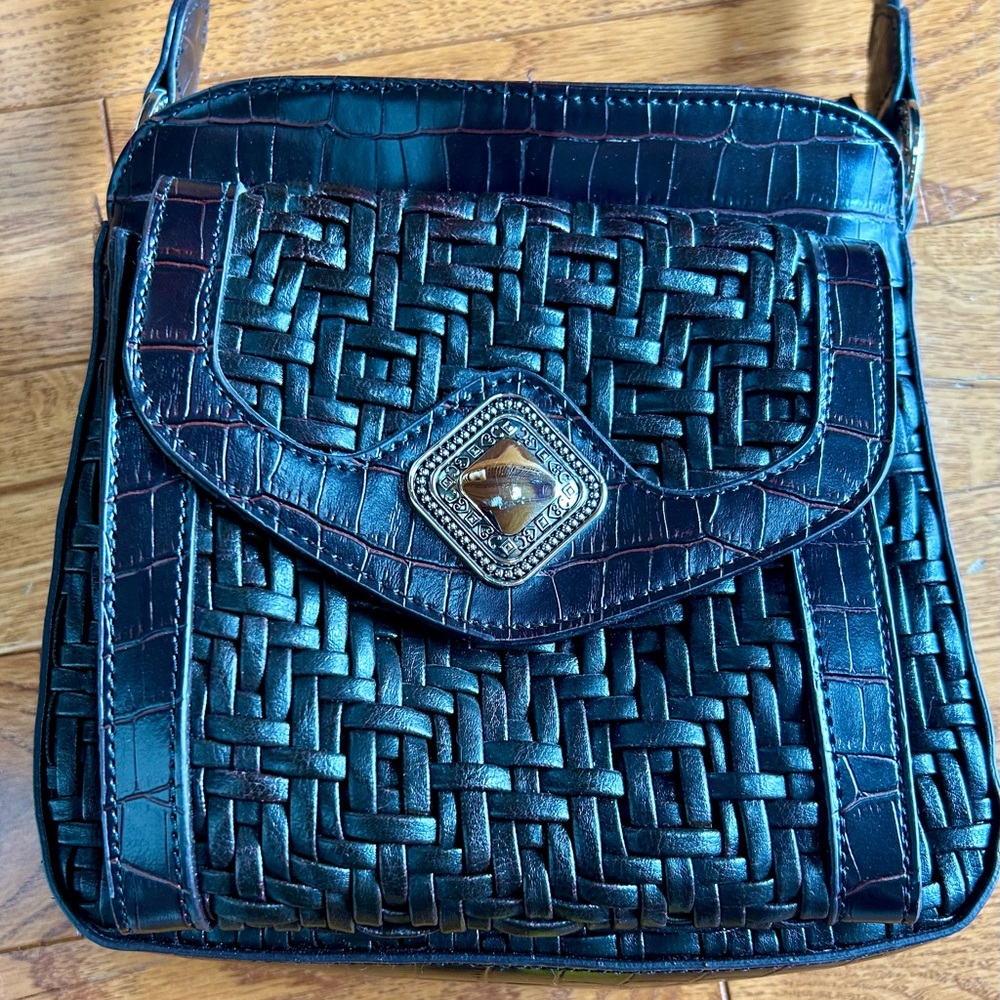 Coldwater Creek Southwestern Dark Brown Purse